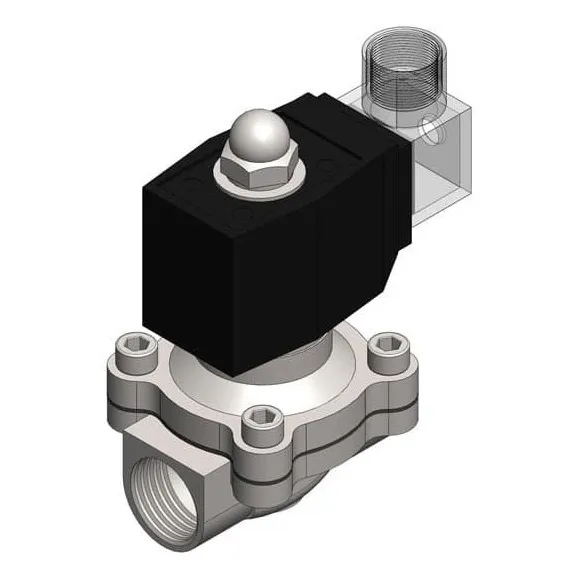 Electroválvula Válvula Solenoide De 3/4 PuLG Inoxidable