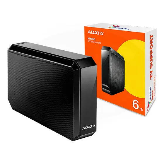 Disco Duro Externo Adata 6tb Hm800/usb 3.2/gen 1 + Turbo/hdd