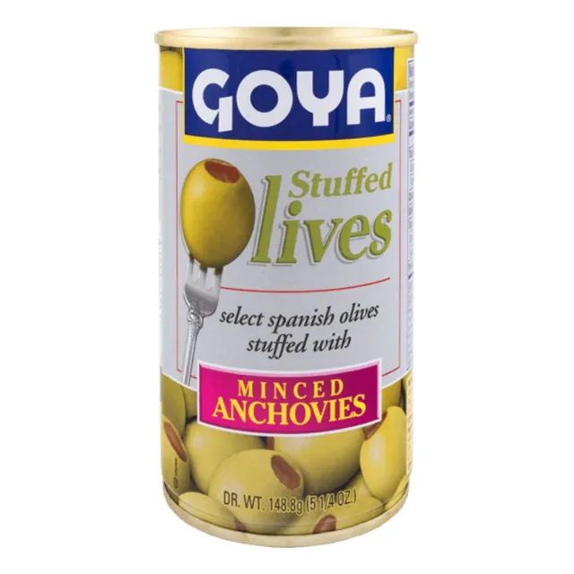 Aceitunas Verdes Con Anchoa 148g. Goya