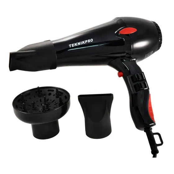 Secador De Pelo New Turbo Elite Plus 2800 Teknikpro