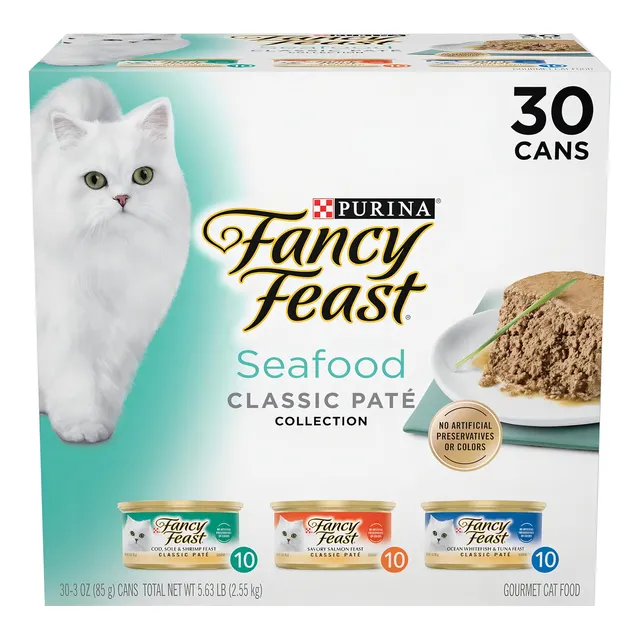 Comida para gato Fancy Feast Classic Pate Seafood 30 unidades 85g