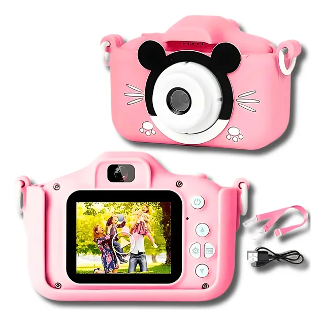 Camara Digital Niños Video Camara Digital Infantil Rosa Azul