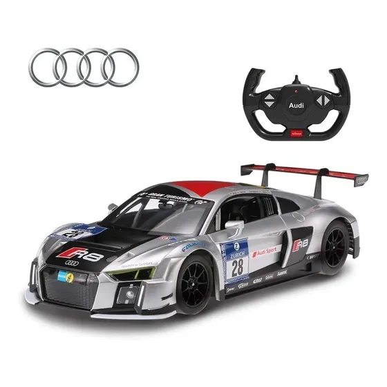 Audi R8 Lms Radio Control Rastar 1/14 De Carrera Luz Enorme