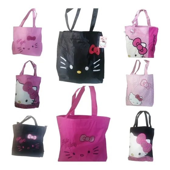 Bolso Cartera Hello Kitty Samrio, Con Cierres + Obsequio