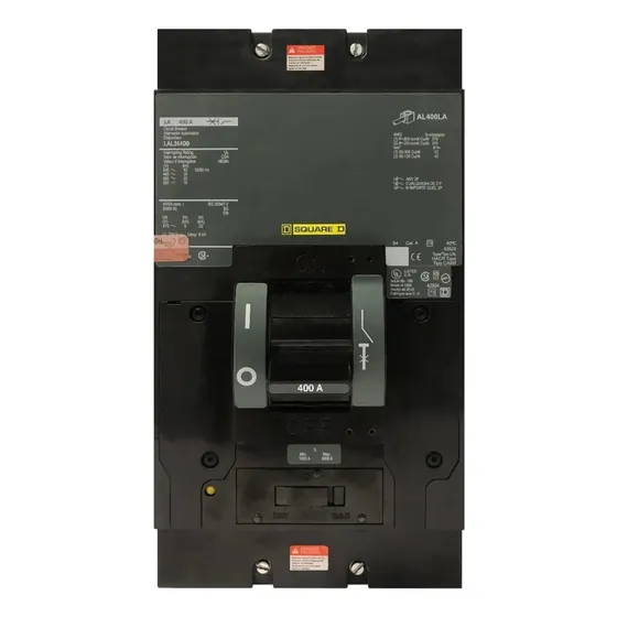 Interruptor Termomagnetico Lal36400 3 Polos 400 Amp. 600 V.