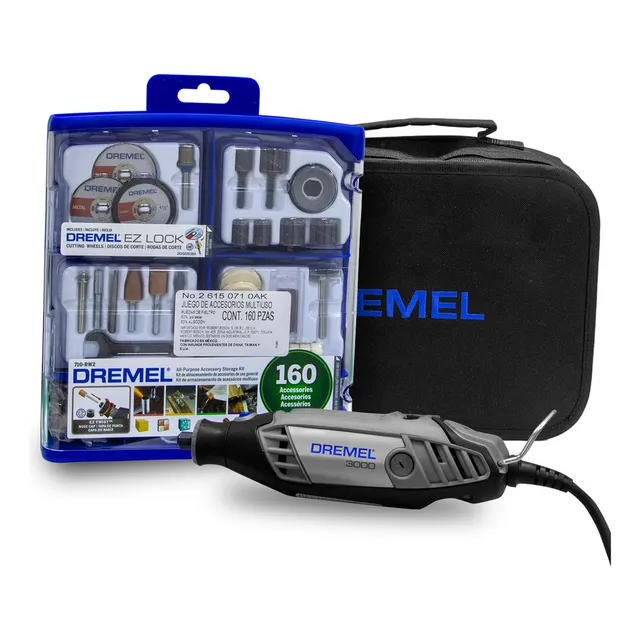Kit 710 Dremel 0615A002BA Edición Limitada Mandril y Maletín Frecuencia 60hz