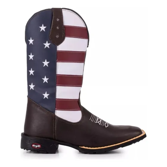 Botas Texanas Rústicas Hombre Cuero Legítimo