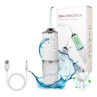 Irrigador Bucal Dental Portatil Recargable Limpiador Chorro Irrigador Bucal Dental Portatil Recargable Limpiador Chorro