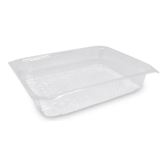Bandeja Plastica Micro 107 Comida Caliente 27x20x5 Cm X100 U