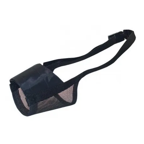 Bozal Nylon Con Cinta De Nylon Ajustable Para Perros Talla S