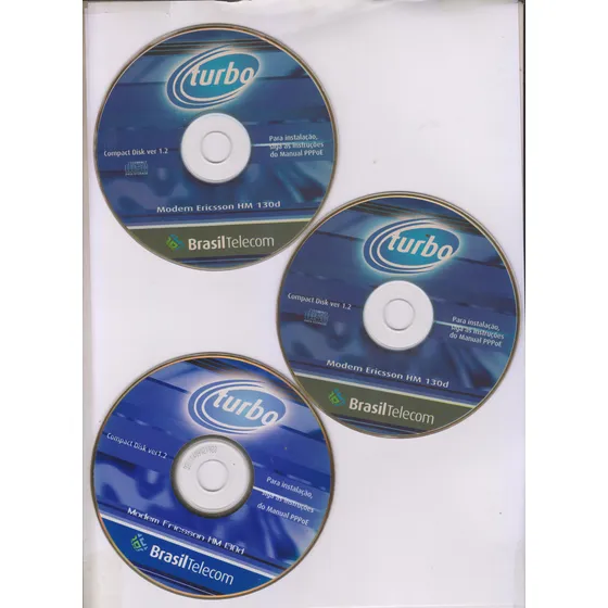 Cd Original Modem Ericsson Hm 130d Para Instalação Pppoe