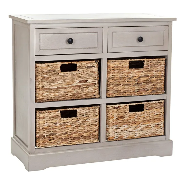 Unidad De Almacenamiento Vintage Gris Antiguo Herman