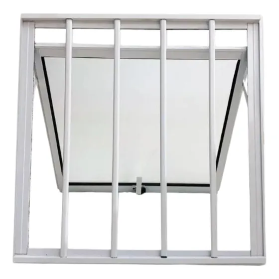 Max Ar 60x60 De Banheiro Alumínio Com Grade Perfil Linha 25 