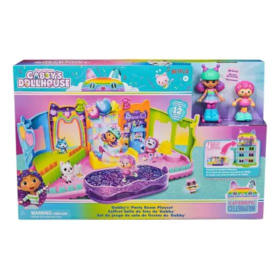 Casa De Muñecas Gabby Playset Sala De Fiesta Int 36258