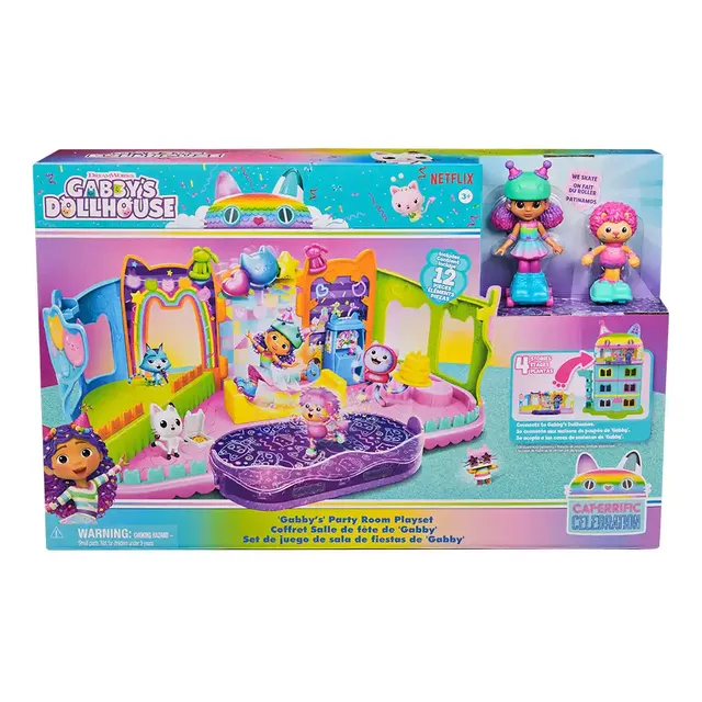 Casa De Muñecas Gabby Playset Sala De Fiesta Int 36258