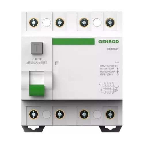 Disyuntor Genrod Tetrapolar 4x63 30ma Iram