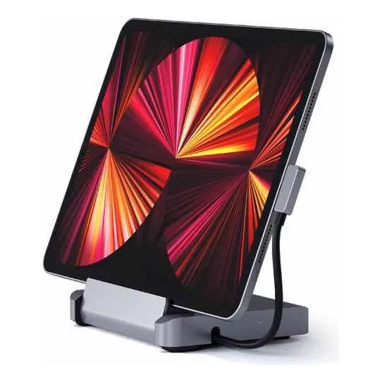 Hub Soporte Adaptador Usb C Satechi ST-TCSHIPM Hdmi 4k Auri Sd iPad Pro Samsung