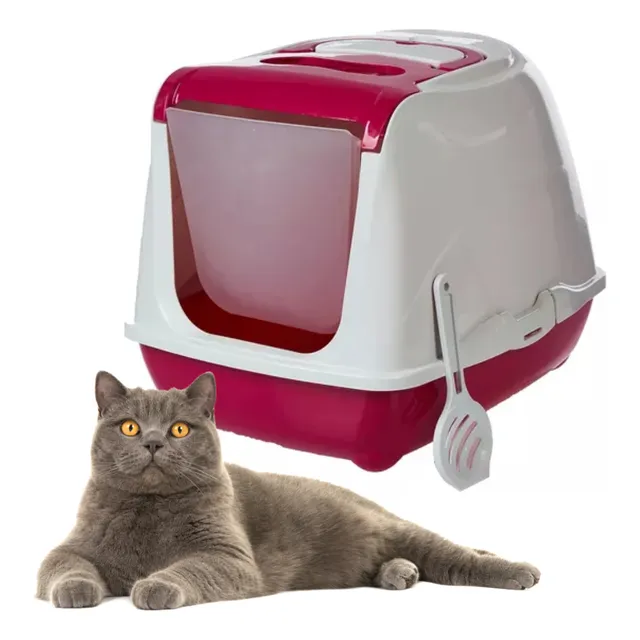 Litera Bandeja Sanitaria Gatos Filtro Moderna Flip Cat Large