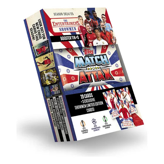 Cartas De Futbol Match Attax 24/25 - Booster Tin 3 Showmen