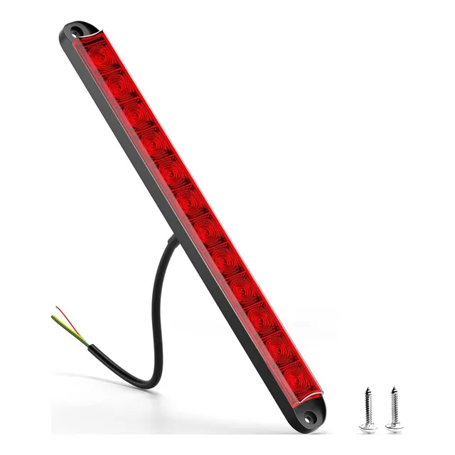 Tiras De Luces Led Rojas Con Señal De Giro Y Parada De Freno