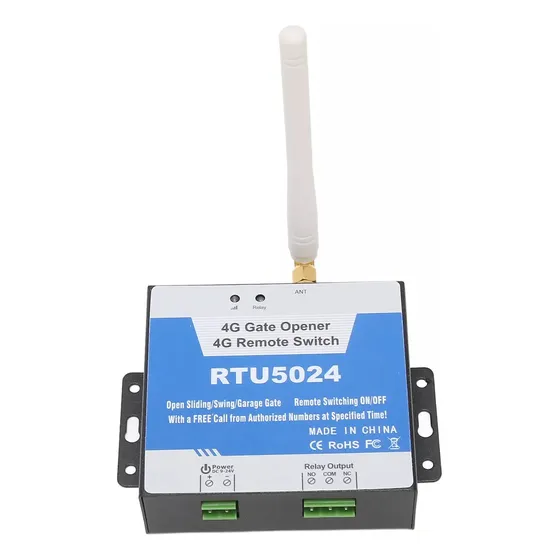 Abridor De Puerta Con Mando A Distancia Gsm Rtu5024 4g .