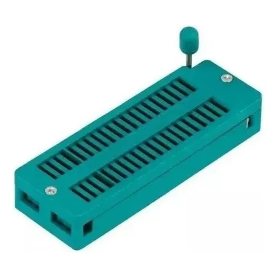 Soquete Zif 40 Pinos Textool Arduino Avr Pic Eprom