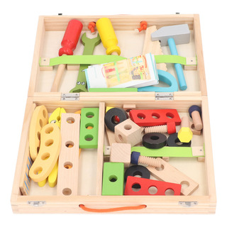 Juego De Herramientas De Madera Para Niños, Juguete Educativ Juego De Herramientas De Madera Para Niños, Juguete Educativ
