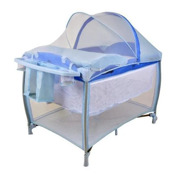 Berço Portátil New Aconchego Blue Burigotto