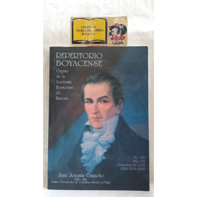 Repertorio Boyacense - José Joaquín Camacho - Historia 