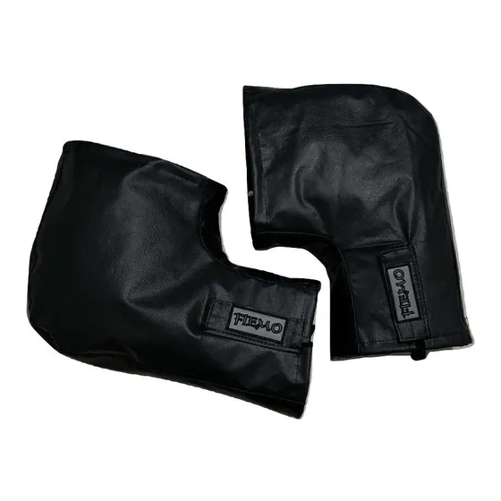 Cubre Puños Mangas Guantes Impermeable Para Moto Eco Cuero