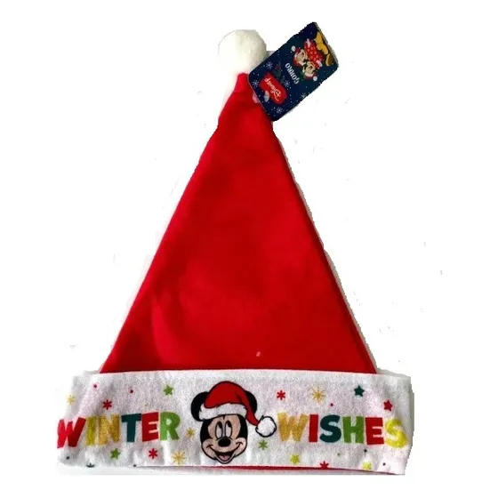 Gorro Navidad  Disney Mickey Mouse Y Minnie Mouse