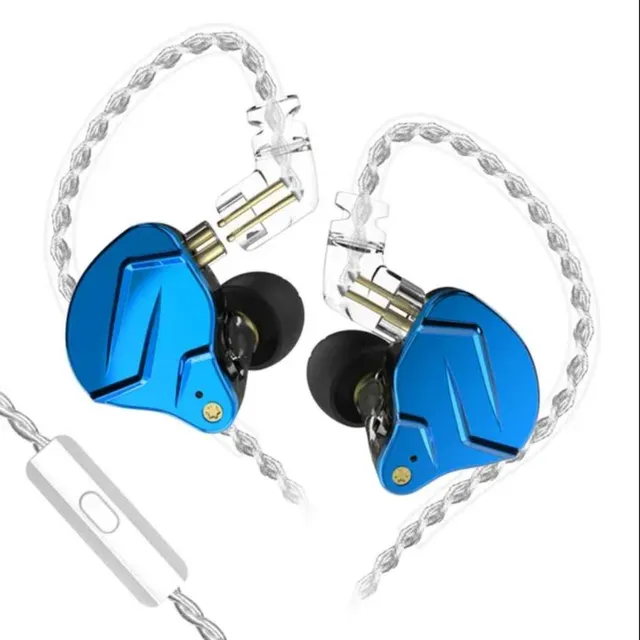 Audífonos Kz Zsn Pro X Royal Azul Con Micrófono 