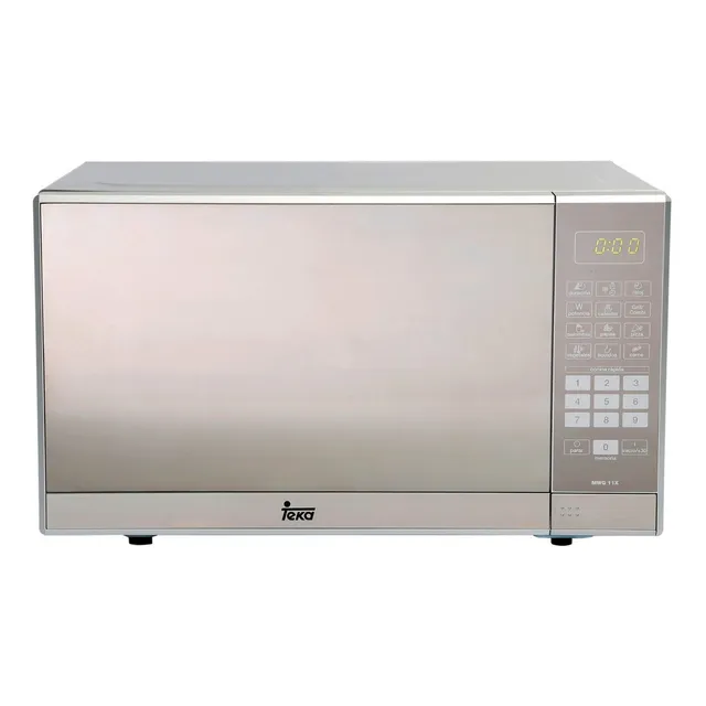 Horno De Microondas Con Grill Teka MWG 11X 1.1 p³ 31.2L Acero Inoxidable Electrico 120V De Mesa Estante Plato