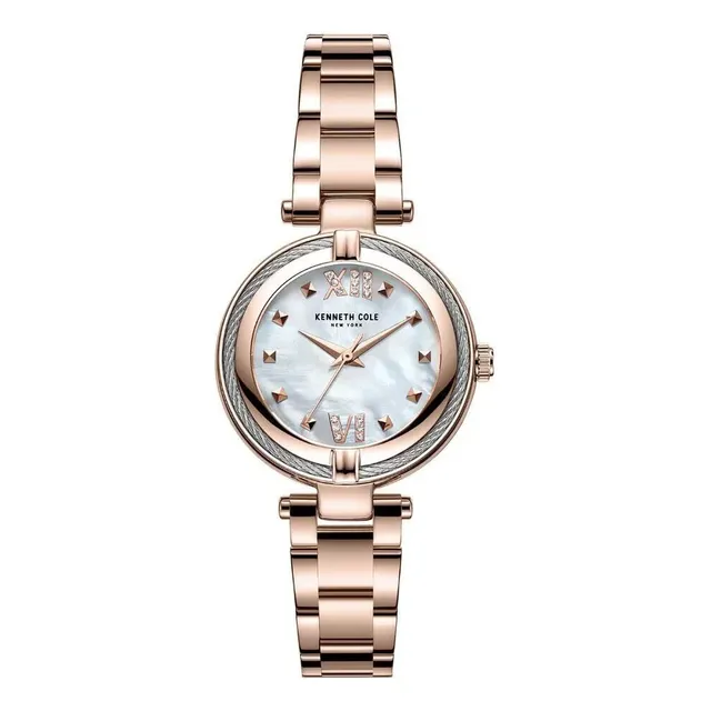 Reloj De Cuarzo Clásico Kenneth Cole De 32 Mm Para Mujer, Kc