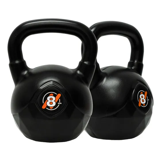 Par De Pesas Rusa Kettlebell Pvc 8kg Funcional Gym Gimnasio Color