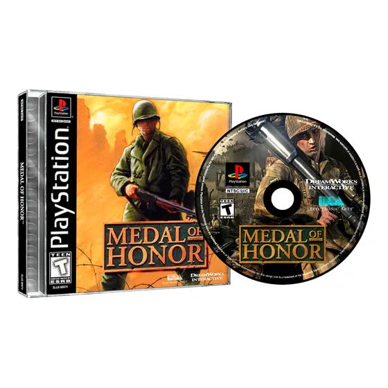 Jogo Medal Of Honor 1 - Ps1 Midia Fisica