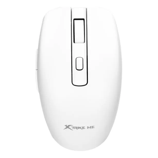 Mouse Inalámbrico Bluetooth Usb Xtrike Me Gw224 Computadora Pc Notebook Ratón 1600 Dpi - Blanco