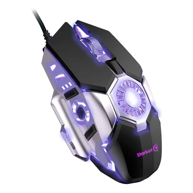 Mouse De Juegos Gaming Starket Sk-054 Con Ventilador