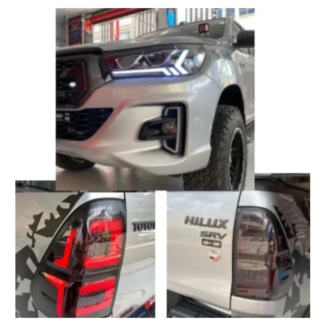Faros Y Stop De Lujo Led Toyota Hilux 2017 - 2021 Nuevos