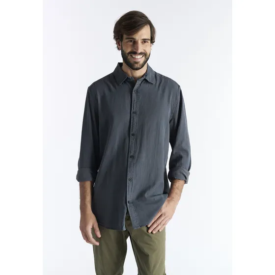 Camisa Alerce Gris Ss2025 Nimtu
