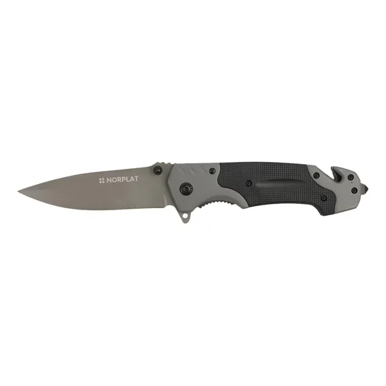 Cuchillo Tactico Navaja Norplat Caza Supervivencia Camping Color Negro