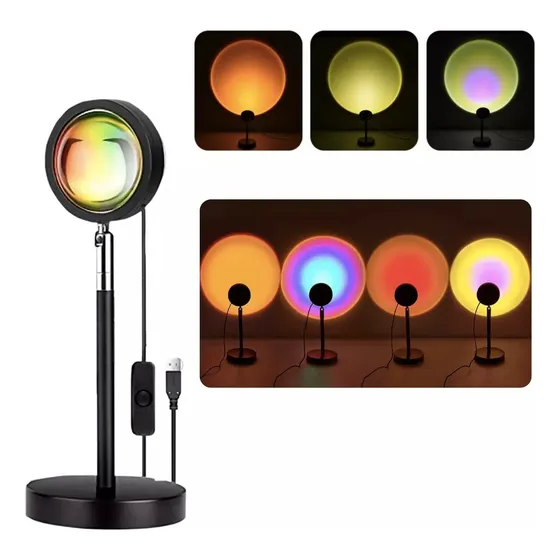Lámpara De Proyección De Puesta De Sol Con Control Remoto