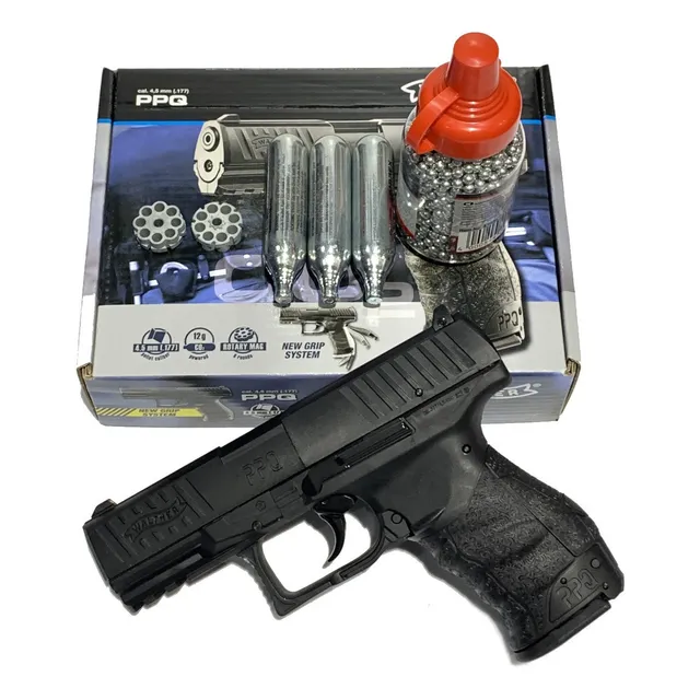 Pistola Co2 Walter Ppq Umarex + 1500 Balines + 3 Gas