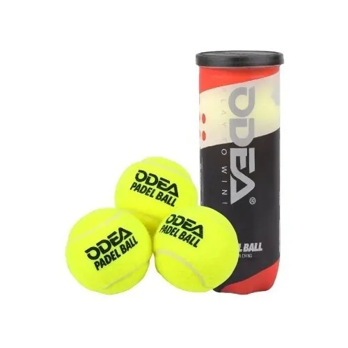 Caja 40 Tarros (120 Pelotas) De Padel Premium Pro Odea Nueva Amarillo