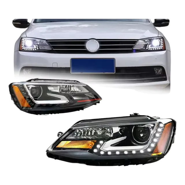 Faros Jetta Mk6 Tipo Gli Con Luces Led