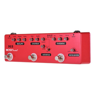 Mosky Dc5 6 En 1 Guitarra Multi-efectos Pedal Delay + Chorus Mosky Dc5 6 En 1 Guitarra Multi-efectos Pedal Delay + Chorus