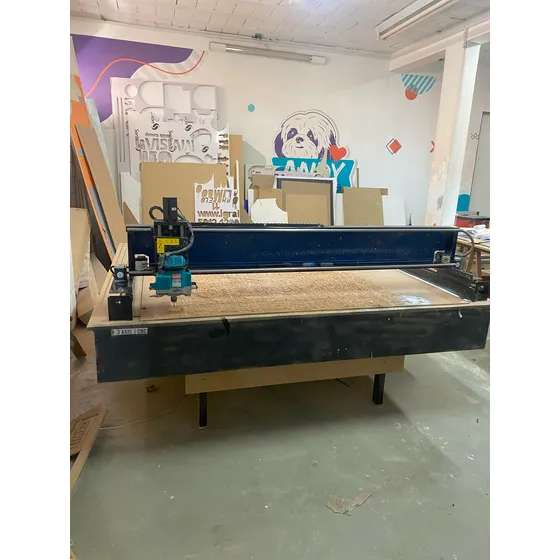 Máquina Router Cnc 200x200cm Bertech 220v