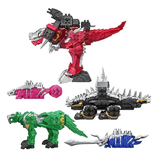 Bonecos De Ação Power Rangers Megazord, Pacote Com 5