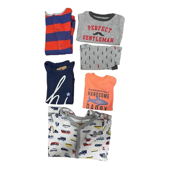 Lote X 5 Prenda Bebe 9 Meses Carter's Enterito Remera Pijam