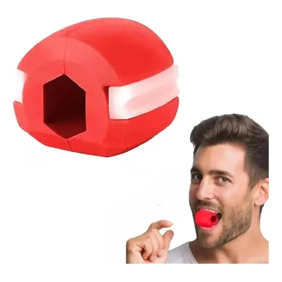 Ejercitador De Mandíbula Facial Tonificador Muscular Para Cara Y Cuello Reduce Papada Y Define Mandíbula Entrenador Facial Antiestrés De Silicona Uso Diario Unisex